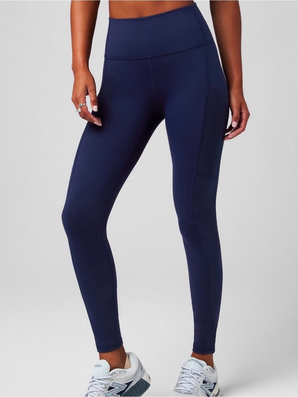 Fabletics Navy High-Waist Performance Leggings